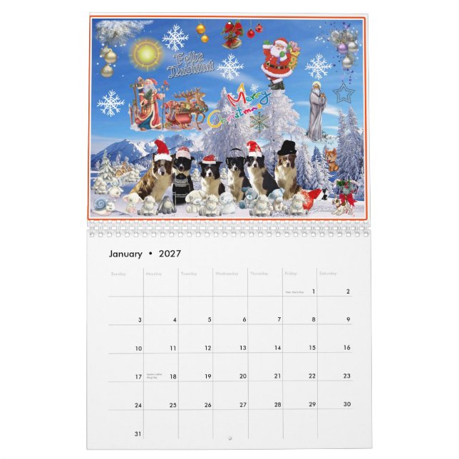 Calendario 2014 jolulodi Border Collie (Jan 2027)