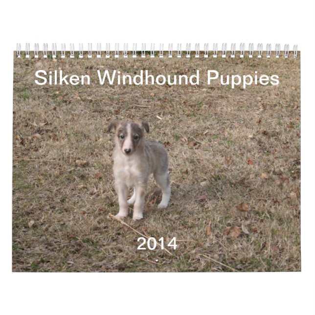 Calendario 2014 perritos de seda de Windhound 1-2 (Tapa)