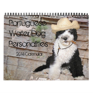 Calendario 2014 personalidades portuguesas del perro de agua