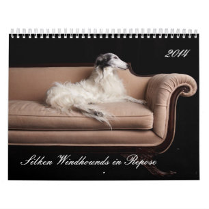 Calendario 2014 Windhounds de seda en el descanso 1-4