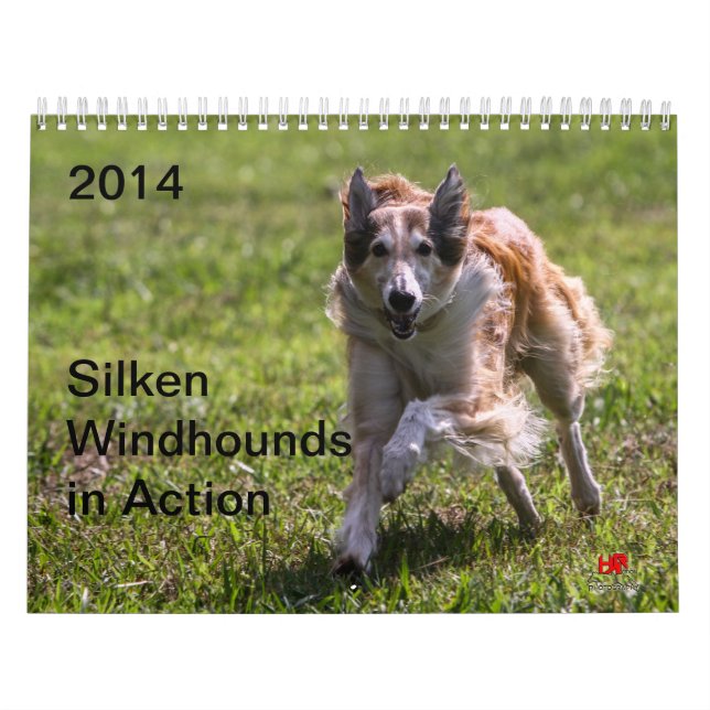 Calendario 2014 Windhounds de seda en la acción 1-6 (Tapa)