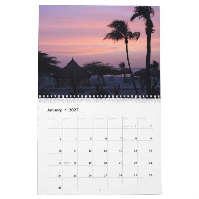 Calendario 2015 de Aruba (Jan 2027)