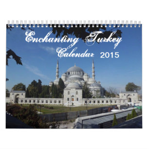 Calendario 2015 de encantar Turquía