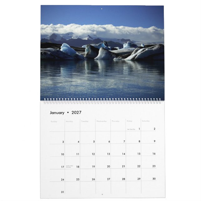 Calendario 2015 de Islandia (Jan 2027)