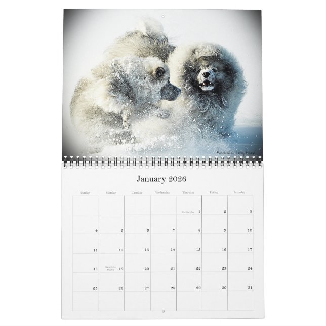Calendario 2015 de Keesridge Keeshonden (Jan 2026)