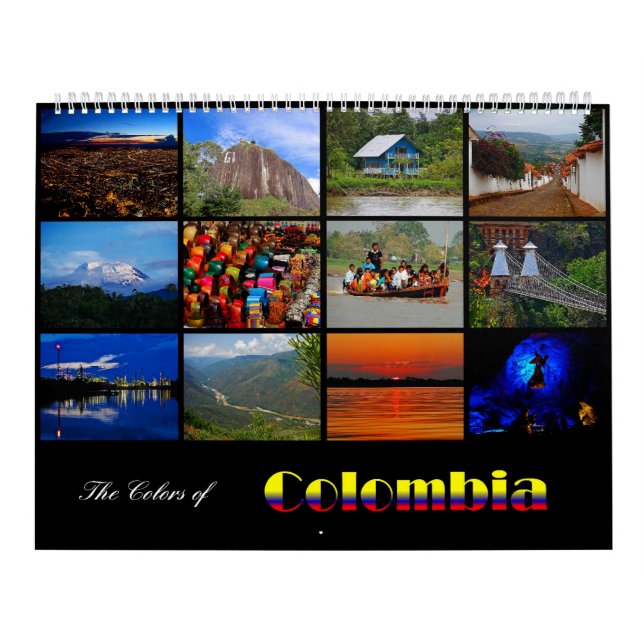 Calendario 2015 de los colores de Colombia (Tapa)