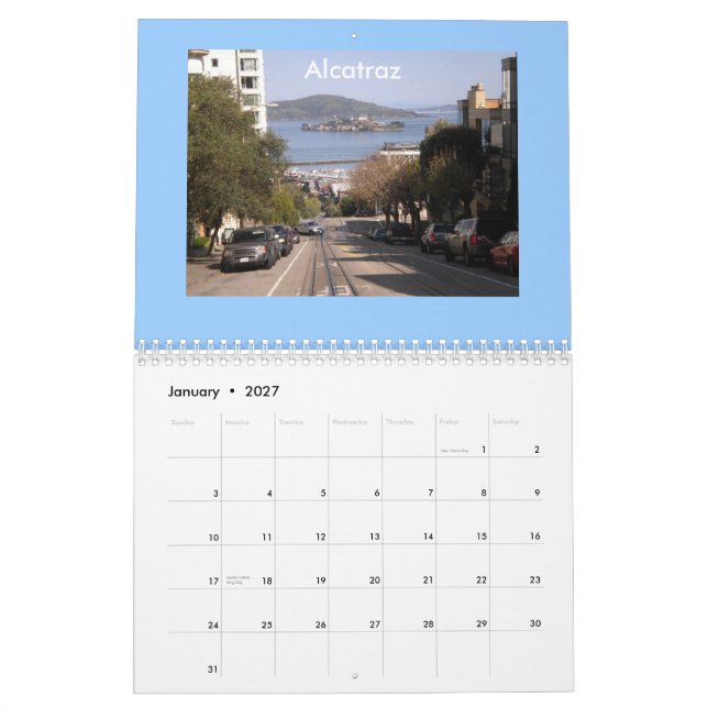 Calendario 2015 de San Francisco (Jan 2027)