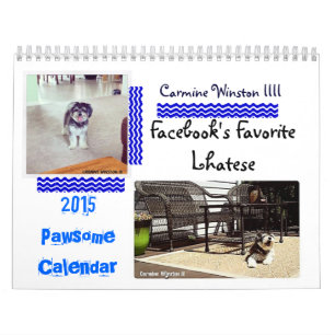 Calendario 2015 de Winston III "Pawsome " del
