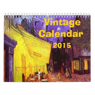 Calendario 2015 del vintage