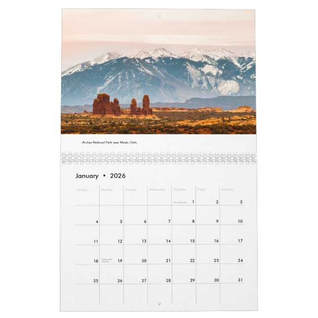 Calendario 2015, fotografía del paisaje (Jan 2026)