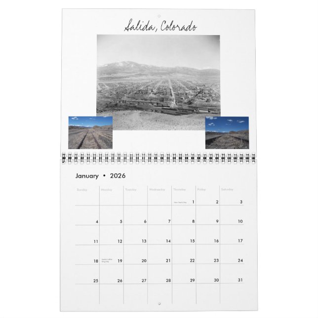 Calendario 2015 inspirado en el tren (Jan 2026)
