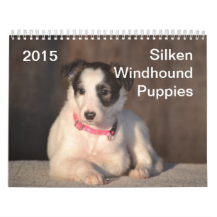 Calendario 2015 perritos de seda de Windhound