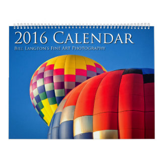Calendario 2016 calendario, fotografía del Bello Artes de