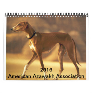 Calendario 2016 de Azawakh