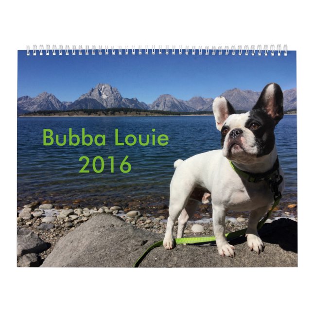 Calendario 2016 de Bubba Louie (Tapa)