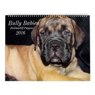Calendario 2016 de Bullmastiff