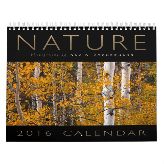 Calendario 2016 de la fotografía de la naturaleza (Tapa)