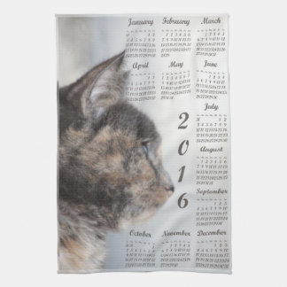 calendario 2016 de la toalla de cocina