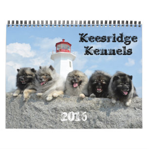 Calendario 2016 de las perreras de Keesridge