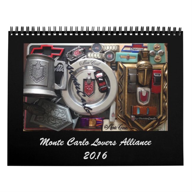 Calendario 2016 de Monte Carlo Lovers Alliance FB  (Tapa)