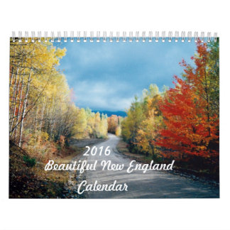 Calendario 2016 de Nueva Inglaterra Hermosa