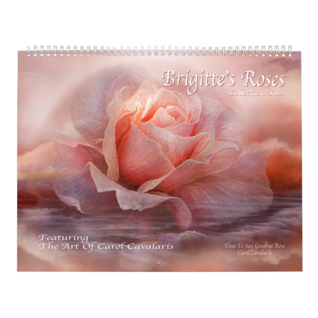 Calendario 2016 del arte de los rosas 2 de (Tapa)