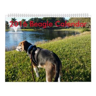 Calendario 2016 del beagle