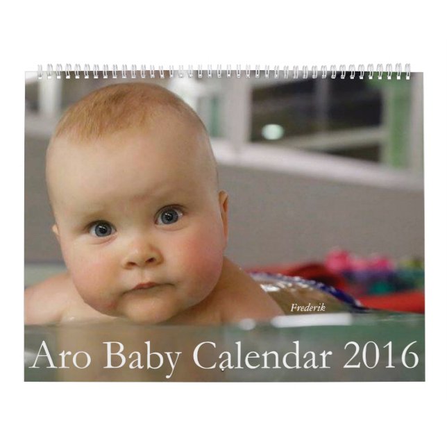 Calendario 2016 del bebé de Aro (Tapa)