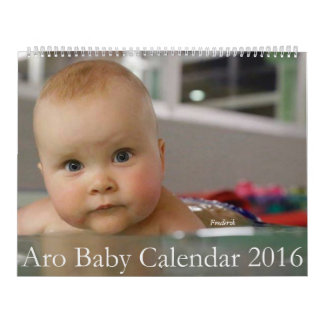 Calendario 2016 del bebé de Aro
