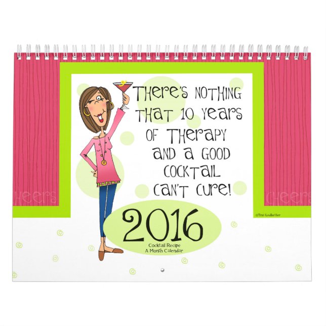 Calendario 2016 del cóctel (Tapa)