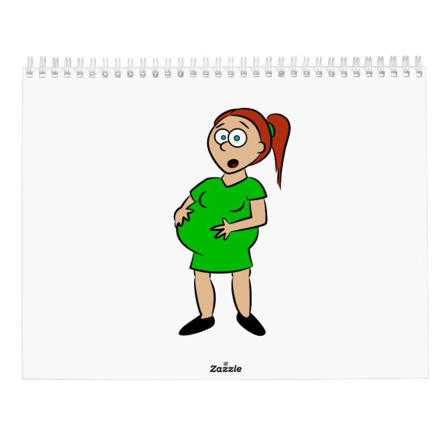 Calendario 2016 del humor del embarazo (Reverso)