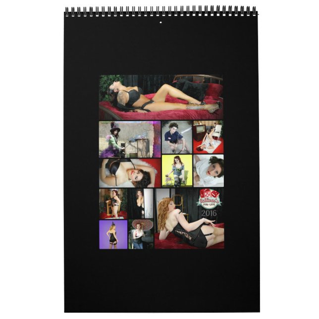 Calendario 2016 del Pin-Para arriba de Sullivan (Tapa)