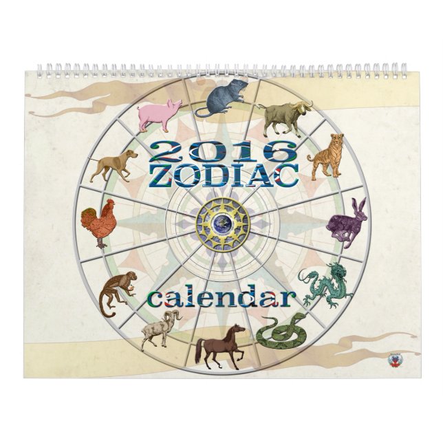 Calendario 2016 del zodiaco (Tapa)