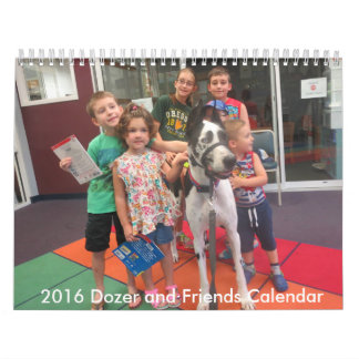 Calendario 2016, dormilón y amigos