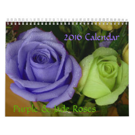 Calendario 2016 - Rosas Purpura y Jade