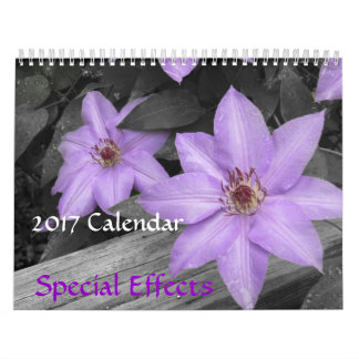 Calendario 2017-Calendario de Efectos Especiales