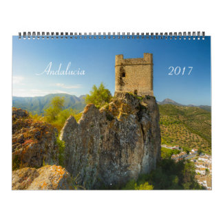 Calendario 2017 de Andalucía, España