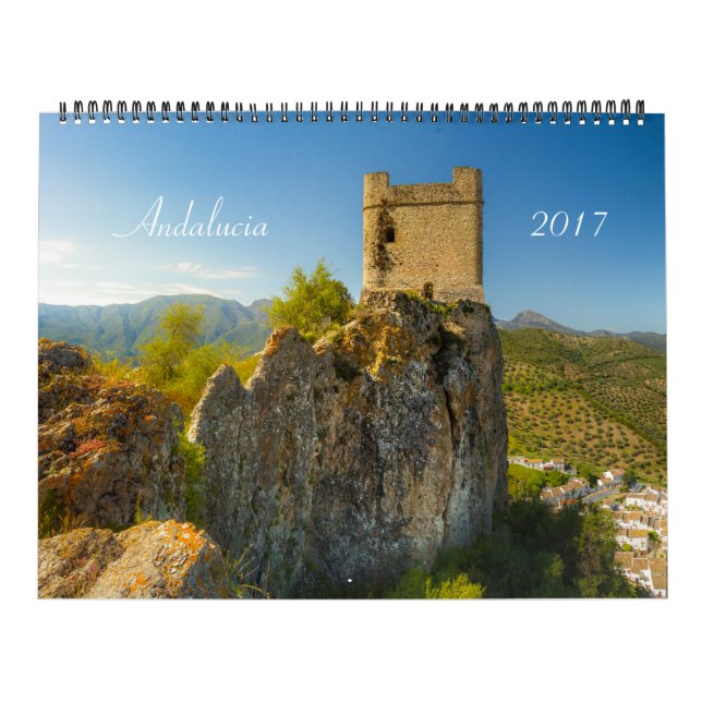 Calendario 2017 de Andalucía, España (Tapa)