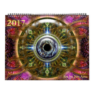Calendario 2017 de Jen Anu