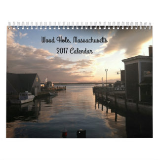Calendario 2017 de la foto de Cape Cod del agujero
