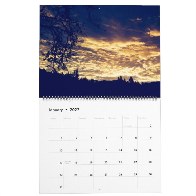 Calendario 2017 de la naturaleza (Jan 2027)