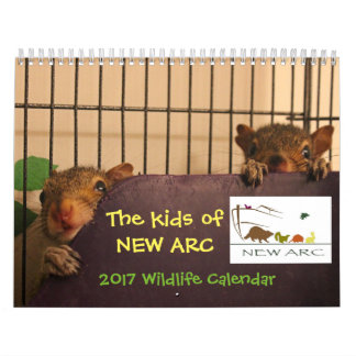 Calendario 2017 de los bebés de la fauna