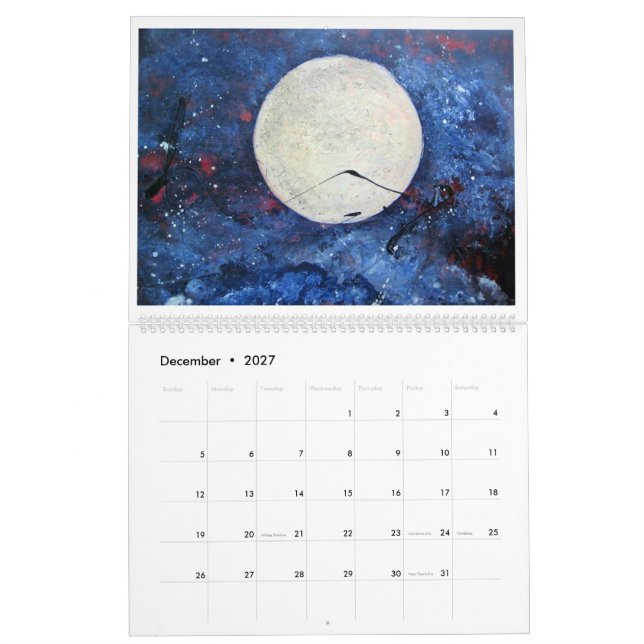 Calendario 2017 del arte de Diane clemente (Dec 2027)