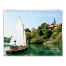 Calendario 2017 del Skiff de la isla de la cabra -