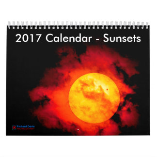 Calendario 2017 - Puestos de sol (información cult