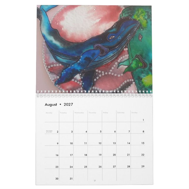 calendario 2018 (Aug 2027)