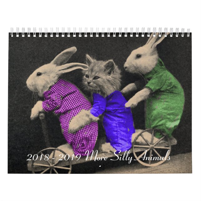 Calendario 2018 - 2019 animales más tontos (Tapa)