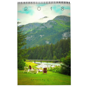 Calendario 2018 de Alaska con bio