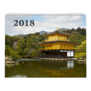 Calendario 2018 de Asia