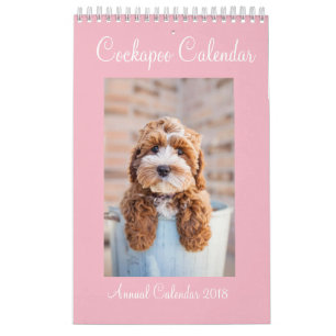 Calendario 2018 de Cockapoo